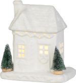 Decoration MagicHome Christmas, House, 15 x 9 x 17 cm