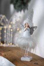 Decoration MagicHome Christmas, Angel, 11 x 4.5 x 15 cm