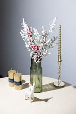 Candle MagicHome Christmas, with holder, diameter 2.2 cm