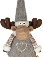 Decoration MagicHome Christmas, Reindeer, boy, 13x21x53 cm