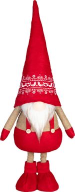 Decoration MagicHome Vianoce, Gnome, with extendable legs, 21 x 13 x 90 cm