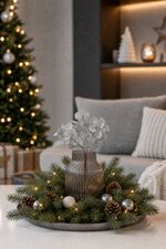 Christmas Flower MagicHome, hydrangea, silver