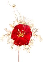 Christmas Branch MagicHome, with poppy, red