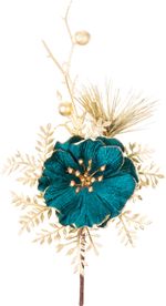 Christmas Branch MagicHome, with poppy, blue