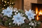 Christmas Flower MagicHome, poinsettia, blue
