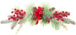 Christmas Branch MagicHome, with berries, flocked, 54 cm