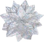 Christmas Flower MagicHome, poinsettia, silver