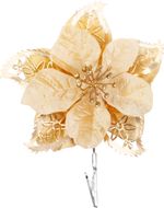 Flower MagicHome Christmas, poinsettia, gold