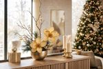 Flower MagicHome Christmas, magnolia, gold
