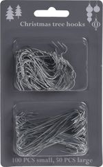 Christmas ornament hooks, pack of 150 pcs