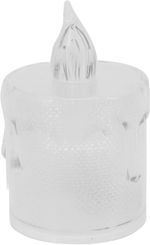 Candle, Christmas, LED, warm white, 5 cm, sellbox 24 pcs