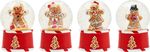 Decoration, Snow Globe, 6.5 cm, mix of designs