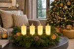 Candle, Christmas, LED, 12.5 cm, sellbox 24pcs