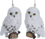 Decoration, Owl, 10 cm, mix of designs, sellbox 12 pcs