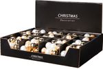 Decoration, Christmas balls, champagne, 2.5 cm, sellbox 16 pcs