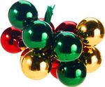 Decoration, Christmas balls, mix of colours, 2.5 cm, sellbox 16 pcs