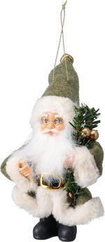 Dekorácia, Santa, 13 cm, mix 4 dizajnov