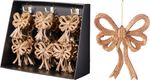 Decoration, Bow, gold, 13 cm, sellbox 36pcs