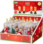 Candle, LED, mix of designs, sellbox 16 pcs