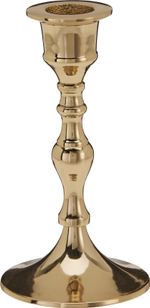 Candle holder, gold, 13 cm