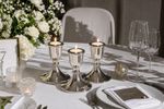 Candle Holder, Silver, 7.5 cm