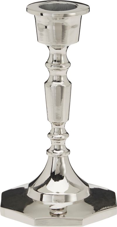 Svietnik, strieborný, 13 cm