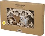 Decoration, Nativity Scene, LED, 19 cm, mix of designs