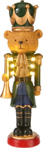 Decoration, Teddy Bear, LED, 27 cm