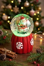 Decoration MagicHome Christmas, Snow Globe, LED, 2xLR44, 4.5x4.5x7 cm