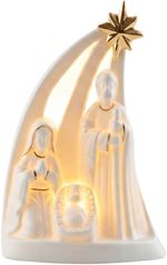 Decoration MagicHome Christmas, Praying Children, 3xLED warm white, 3xLR44, 9x5.8x12.3 cm