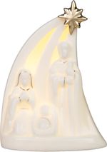 Decoration MagicHome Christmas, Praying Children, 3xLED warm white, 3xLR44, 9x5.8x12.3 cm