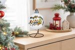 Decoration MagicHome Christmas, Snowy Landscape, 3xLED warm white, 3xAA, 18.5x18.5x22 cm