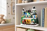 Dekoráció MagicHome Karácsony, Házikó, LED, 3xAA, 20x13x23 cm