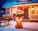 Decoration MagicHome Christmas, Gingerbread Man, 2xLED white, IP44, 69x45x125 cm