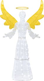 Decoration MagicHome Christmas, Angel, 156xLED cool white, IP44, 100x25x172 cm
