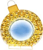 Dekoráció MagicHome Karácsony, 3D Gömb, 160xLED meleg/hideg fehér, IP44, 80x8x90 cm