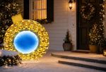 Decoration MagicHome Christmas, 3D Ball, 160xLED warm/cold white, IP44, 80x8x90 cm