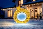 Decoration MagicHome Christmas, 3D Ball, 160xLED warm/cold white, IP44, 80x8x90 cm
