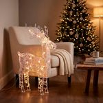 Decoration MagicHome Christmas, Deer, 120xLED warm white, IP20, 30.5x10x46 cm