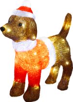 Decoration MagicHome Christmas, Dog, 50xLED cool white, IP44, 34x12x33 cm