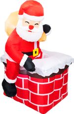 Decoration MagicHome Christmas, Santa, 3xLED cool white, IP44, 1.2 m