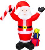 Decoration MagicHome Christmas, Santa, 9xLED, IP44, 70x148x185 cm