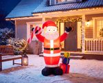 Decoration MagicHome Christmas, Santa, 9xLED, IP44, 70x148x185 cm