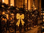Decoration MagicHome Christmas, Bow, 50xLED warm white, IP44, 45x4x45 cm