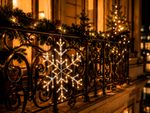 Decoration MagicHome Christmas, Snowflake, 120xLED, IP44, 60 cm