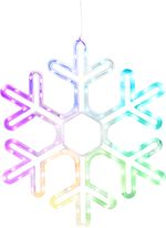 Decoration MagicHome Christmas, Snowflake, 90xLED RGB, 50x0.6x43 cm