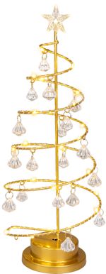 Decoration MagicHome Christmas, Tree, 30xLED warm white, IP20, 2xAA, 40 cm