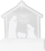 Decoration MagicHome Christmas, Nativity Scene, 10xLED warm white, IP20, 2xAA, 15x5.8x17.5 cm