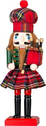 Decoration MagicHome Christmas, Nutcracker, red, 8x6x28 cm