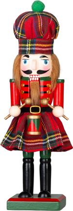 Decoration MagicHome Christmas, Nutcracker, green, 8x8x28 cm